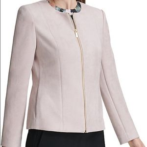 Donna Karan Faux-Suede Jacket